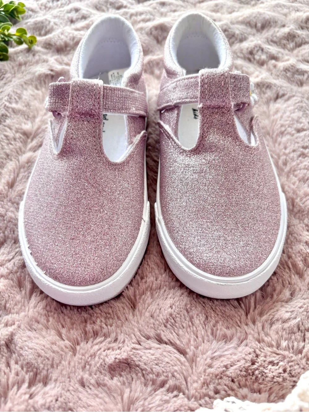 Cupcakes & Cashmere Kids Glitter Mary Janes – Size 10 (NWOT) - Picture 4 of 8